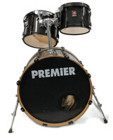 5 Piece Drum Kit Premier - Kick Drum, Floortom, 2 Tom-toms and Hi-hat Cymbal