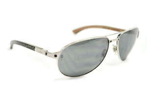CARTIER - Santos-Dumont Edition Metal Frame w/Wood Temples Aviator Sunglasses