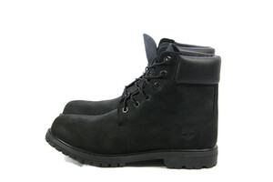 Black Leather Timberland Boots Waterproof Ladies Womens Size 9 Like NEW with Box