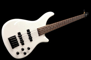 Rogue LX205B - Series III 5-String Electric Bass Guitar - Pearl White