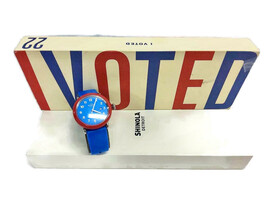 SHINOLA I Voted DETROLA 3HD 43mm Watch LIMITED EDITION Voting Year 2022 in Box