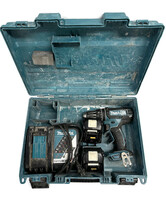 MAKITA XPH10 - 18v Cordless 1/2" HAMMER DRILL w2 Batteries, Charger & Case