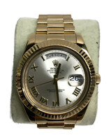 ROLEX Day-Date II President (218238) Yellow Gold 41mm Watch w/Box & Paperwork