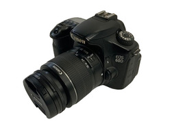 Canon EOS 60D DSLR Body w 18-55mm 3.5-5.6 iii Lens & Battery