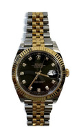 Rolex Datejust 41 Oystersteel and Yellow Gold Bracelet with Diamonds