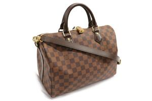 LOUIS VUITTON - SPEEDY Bandoulier 30 Damier Ebene w/Strap