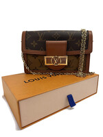 Louis Vuitton Reverse Monogram Dauphine Chain Wallet