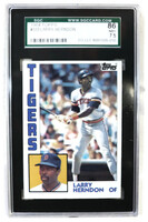 LARRY HERNDON 1984 Topps #333 SGC 86 (7.5) NM+ Detroit Tigers