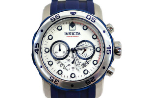 INVICTA - PRO DIVER Model #40477 Men's Stainless Steel 47mm Chronograph Watch