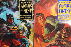 BATMAN / SUPERMAN - 1994 Legends of the World's Finest DC Comics 2 Book Lot - VF
