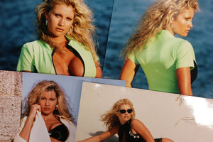 WWF WWE SABLE 1999 Swimsuit 8x10 Photo Set Lot of 4 Licensed w/ Holograms VG