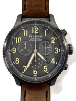 C.C. Filson Co. By Shinola Wristwatch with Brown Leather Band 