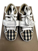 Burberry Union Strap Check Low Top Trainer, Size Toddler Beige Size 28EU/11US
