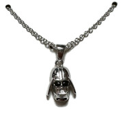 STAR WARS - Darth Vader Pendant with Necklace - Sterling Silver - 18"