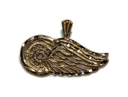 Detroit Red Wings Charm NHL LGRW - 14K Yellow Gold - 1" / 2.70g