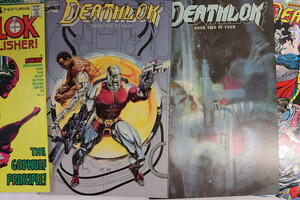 DEATHLOK - 4 Book Lot - Book 1 & 2 of 4 - Double 25th Issue & #36 - 1976 - 1993