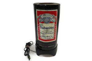 BUDWEISER - Vintage Revolving Heat Lamp /  Counter Top Sign - Works