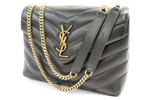 SAINT LAURENT - Small LOULOU Quilted Lambskin Leather SHOULDER BAG