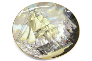 FRANKLIN Porcelain Plate - The Great Clipper Ships ORIENTAL 1981 Limited Ed. 