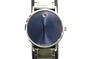 MOVADO - MUSEUM (71.1.14.1471) Stainless Steel 40mm Watch w/Blue Dial
