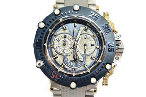 INVICTA - SUBAQUA Model #32115 Men's Stainless Steel 52mm Chronograph Watch