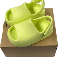 ADIDAS - YEEZY SLIDE Glow Green - Size: 7K-Infant