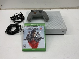 Microsoft XBOX One S (1681) 2018 500GB w/Controller & Cords +Gears of War 5 Game