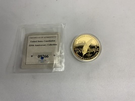 American Mint 09266 Gold coin 1787 225th anniversary "We the People..." 