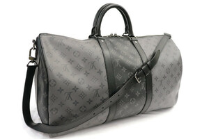 LOUIS VUITTON - Reverse Monogram Eclipse KEEPALL Bandoulière 50 Duffel Bag