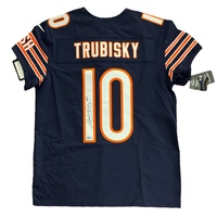 Mitch Trubisky Autographed Chicago Bears NFL Nike On Field Jersey Authentication