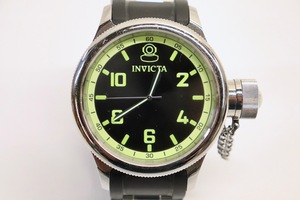 INVICTA - RUSSIAN DIVER Model #1433 Mens Steel / Silicone 52mm Watch