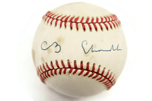 AB "HAPPY" CHANDLER - Hand-Signed Autographed MLB Baseball - HOF Commissioner
