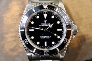 ROLEX Submariner 14060 40mm No Date 1996 Tritium Dial SWISS T<25