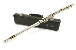 GEMEINHARDT - 72SP Silver Plated FLUTE w/Gold Plated Lip Plate & Case