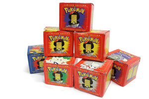 POKEMON - 23K Gold Plated Collector Cards COMPLETE SET +1 - Lot of 7 In Boxes 