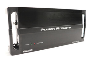 POWER ACOUSTIK - RAZOR RZR1-2500D Mono Car Audio Amplifier - 2500 Watts Peak