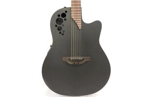 OVATION - ELITE TX - 1778TX Acoustic Electric Guitar Black w/Gig Bag