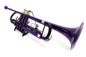 KAIZER - TRP-1000PL PURPLE Student / Beginner TRUMPET w/Case & Accessories