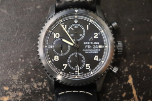 BREITLING Navitimer 8 M13314 43mm Black Chronograph Auto Men’s Watch Swiss Made