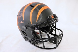 Joe Burrow Signed & Inscribed Bengals Full Size Riddell Helmet Fanatics COA