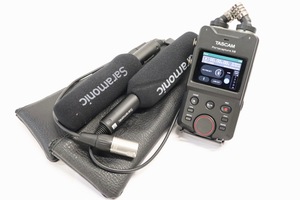 TASCAM Portacapture X6 Recorder + (2) Saramonic SR-NV5X Mics w/ Windscreens EXC