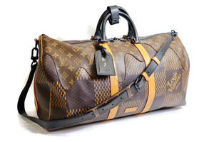 LOUIS VUITTON x NIGO Keepall Bandoulière 50 - Giant Damier Ebene (N40360)