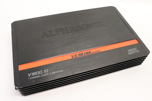 Alphasonik V1800.1D Class D Mono Car Amplifier 3600W Max – Tested VG Cond