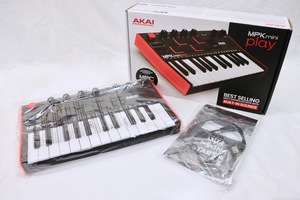 AKAI MPK Mini Play Portable Keyboard Controller Open Box Tested