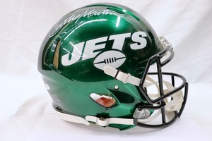 CURTIS MARTIN Signed New York Jets Helmet PSA Auth Riddell Full Size