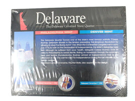 Delaware Colorized Quarter Set. Released Dec. 7,1998  # AHS8031