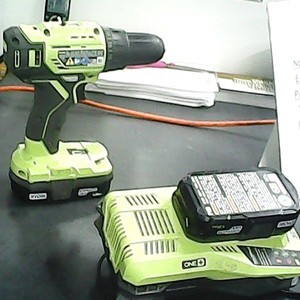 RYOBI P215VN drill with 2 batteries and a charger