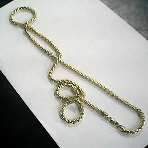  14KT yellow gold chain 47.70 grams 21 inches long 2.2 mm thick