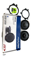 Alpine coaxial 2 way speaker system 100w 300w spr-60