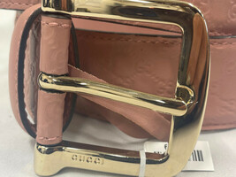 Pink GUCCI 281548 Pink Micro Guccissima GG belt Leather 85/34